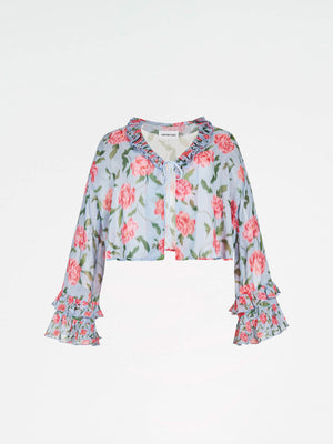 Floralis Floral Print Top