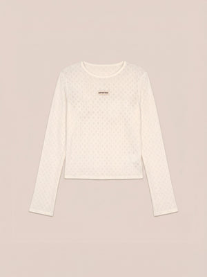 Frame White Jersey Top