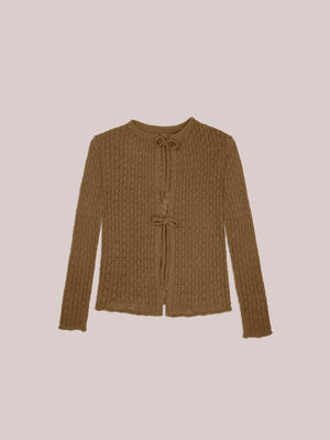 Exile Green Knit Cardigan