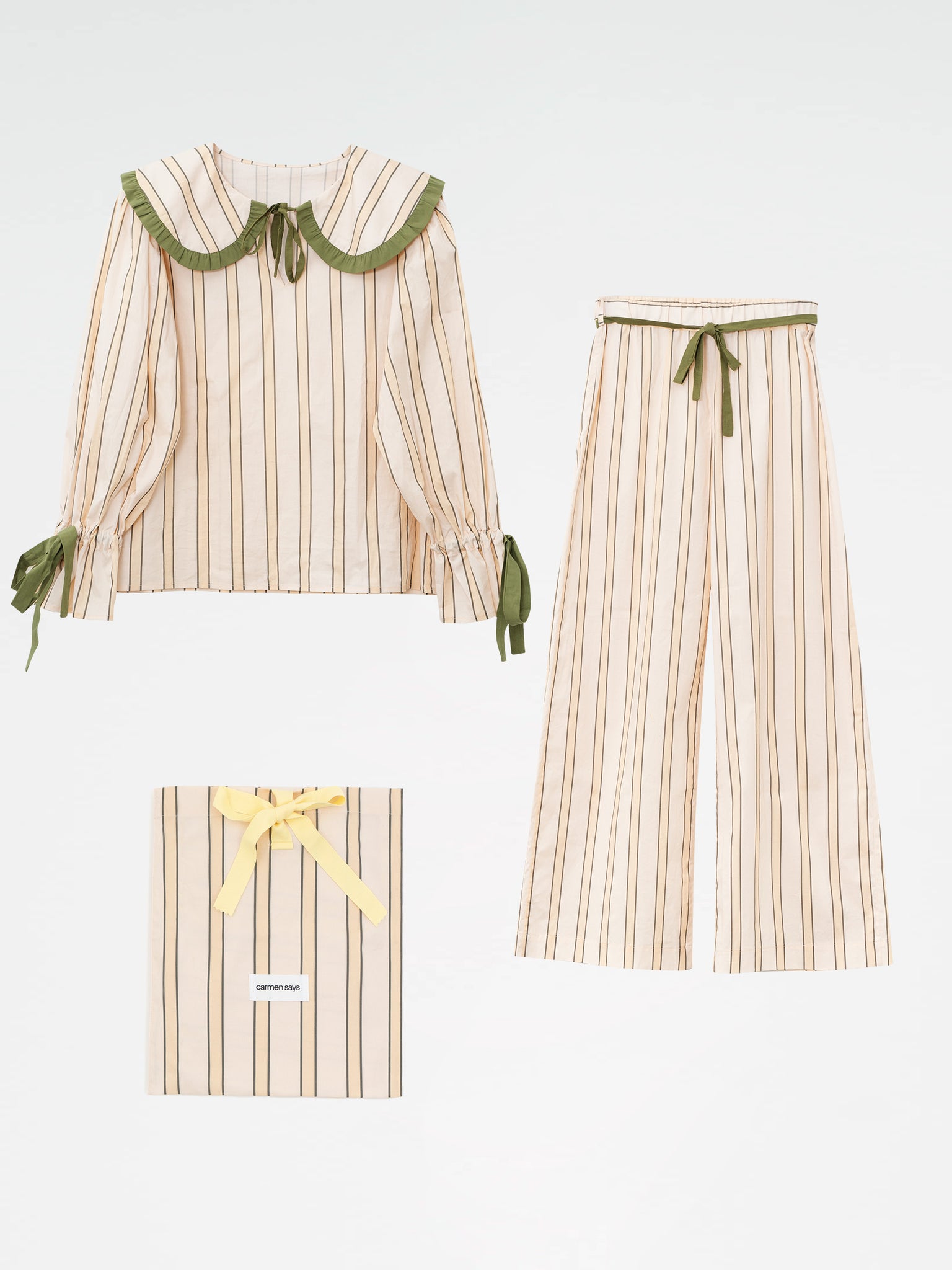 Crystal Striped Pyjama Set