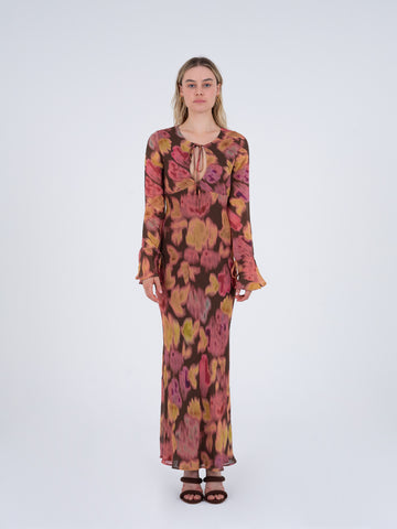 Petal volcanic dress