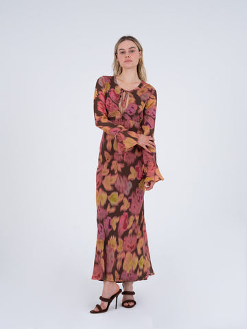 Petal volcanic dress