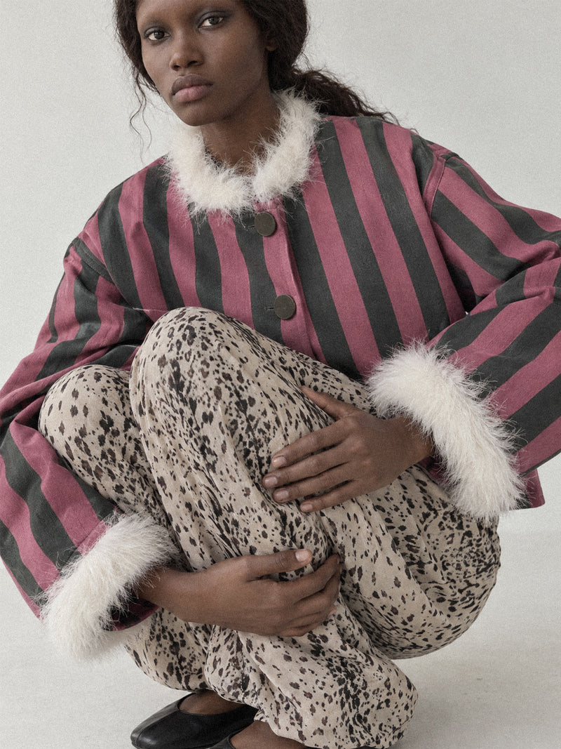 Frost Animal Print Balloon Trousers