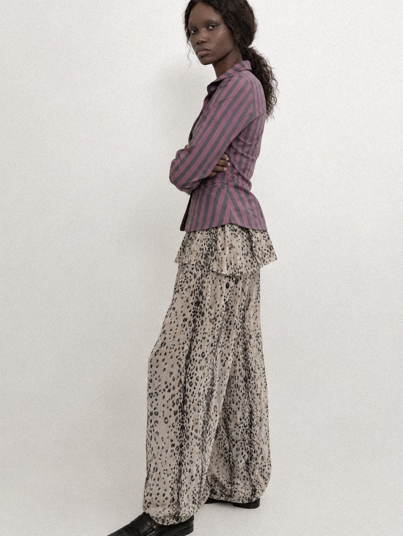 Frost Animal Print Balloon Trousers