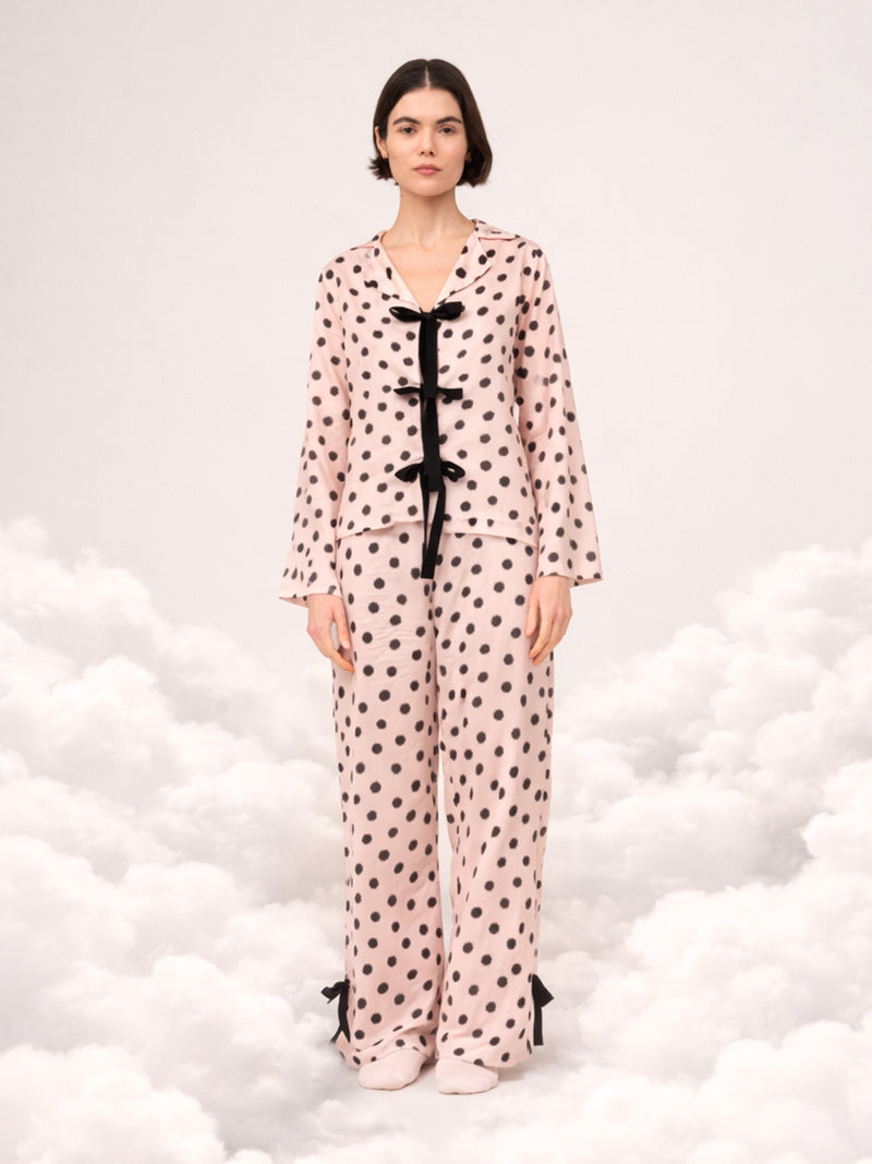 Noctis Polka Dot Pyjama Shirt
