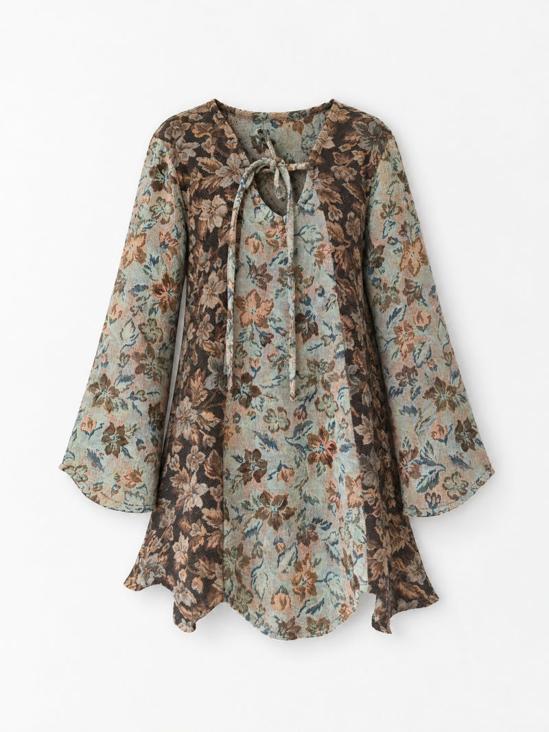 Daphne Floral Patchwork Mini Dress