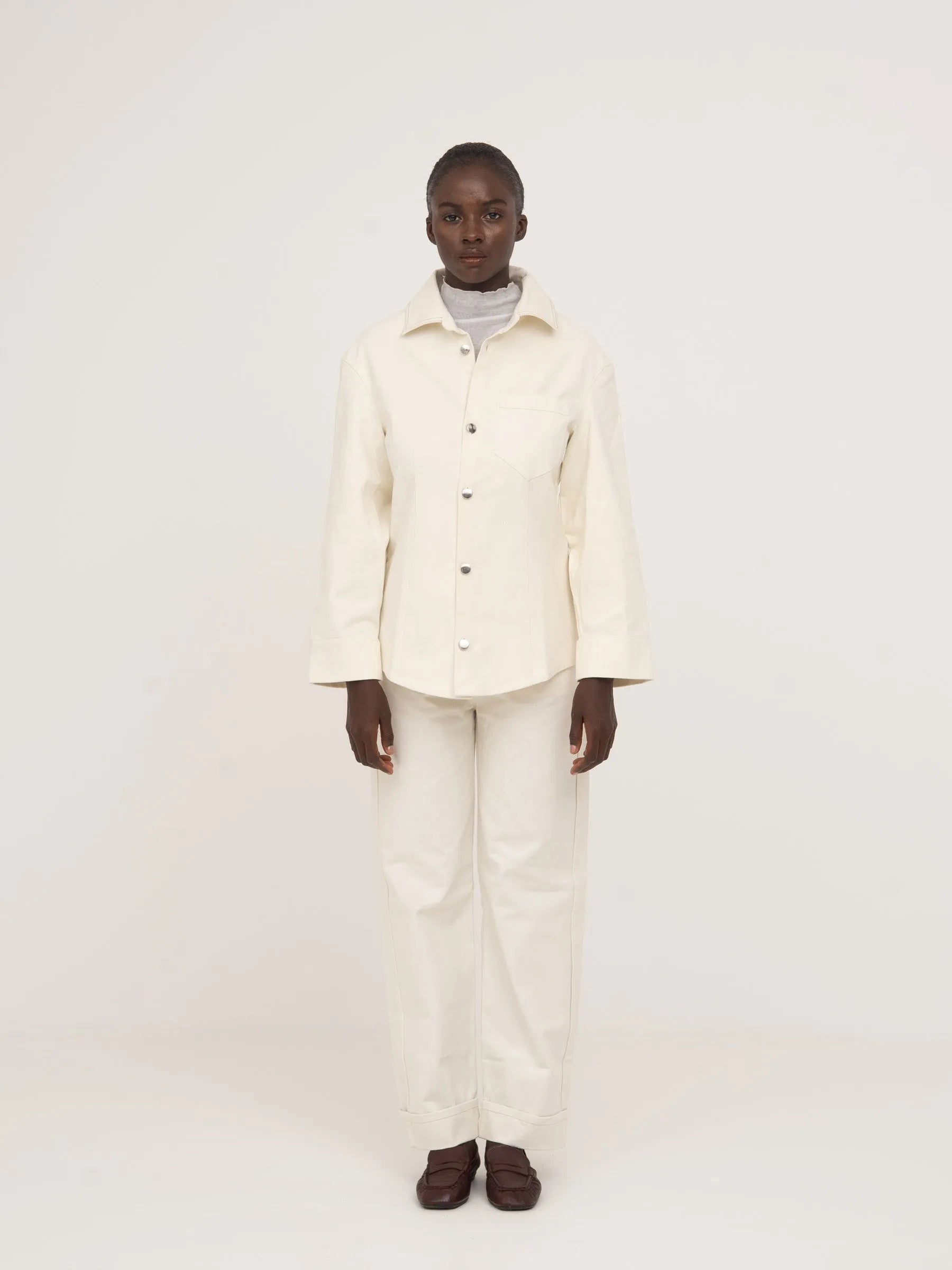 cream dress trousers Cream Estate Pleated Trouser