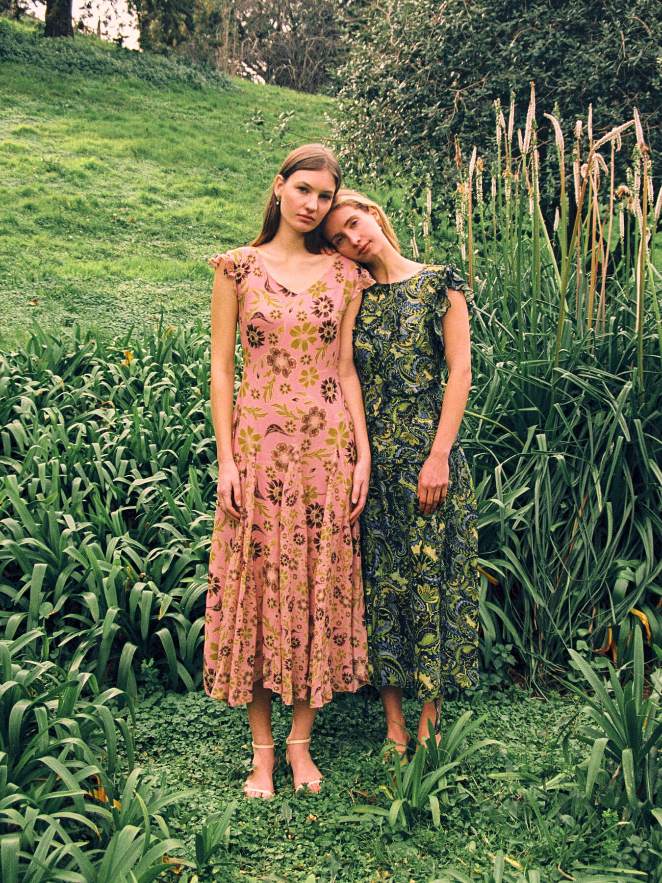 Amour Pink Floral Print Dress vestidos