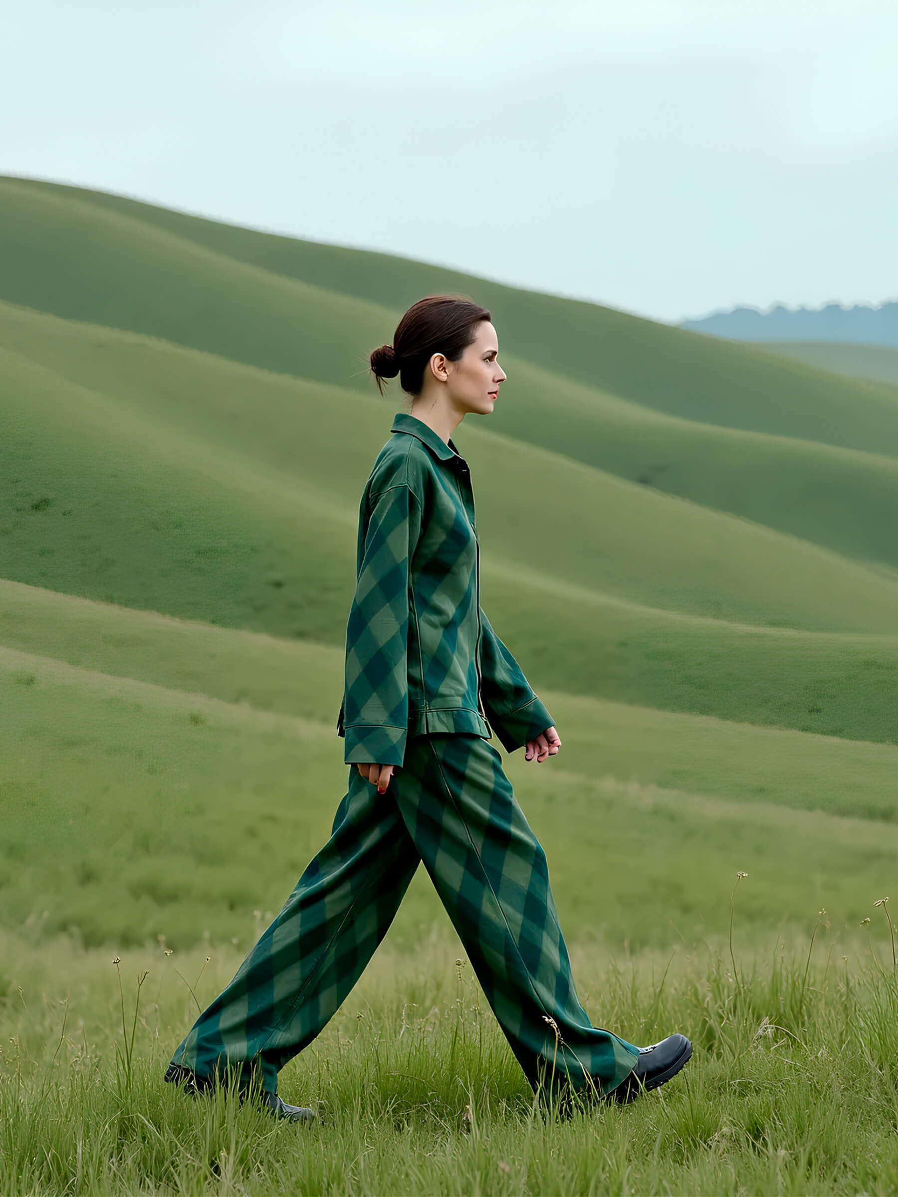 Annapurna Green Rhombus Shirt camisas y camisetas