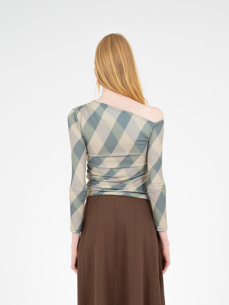 Annapurna Green Rhombus Top camisas y camisetas