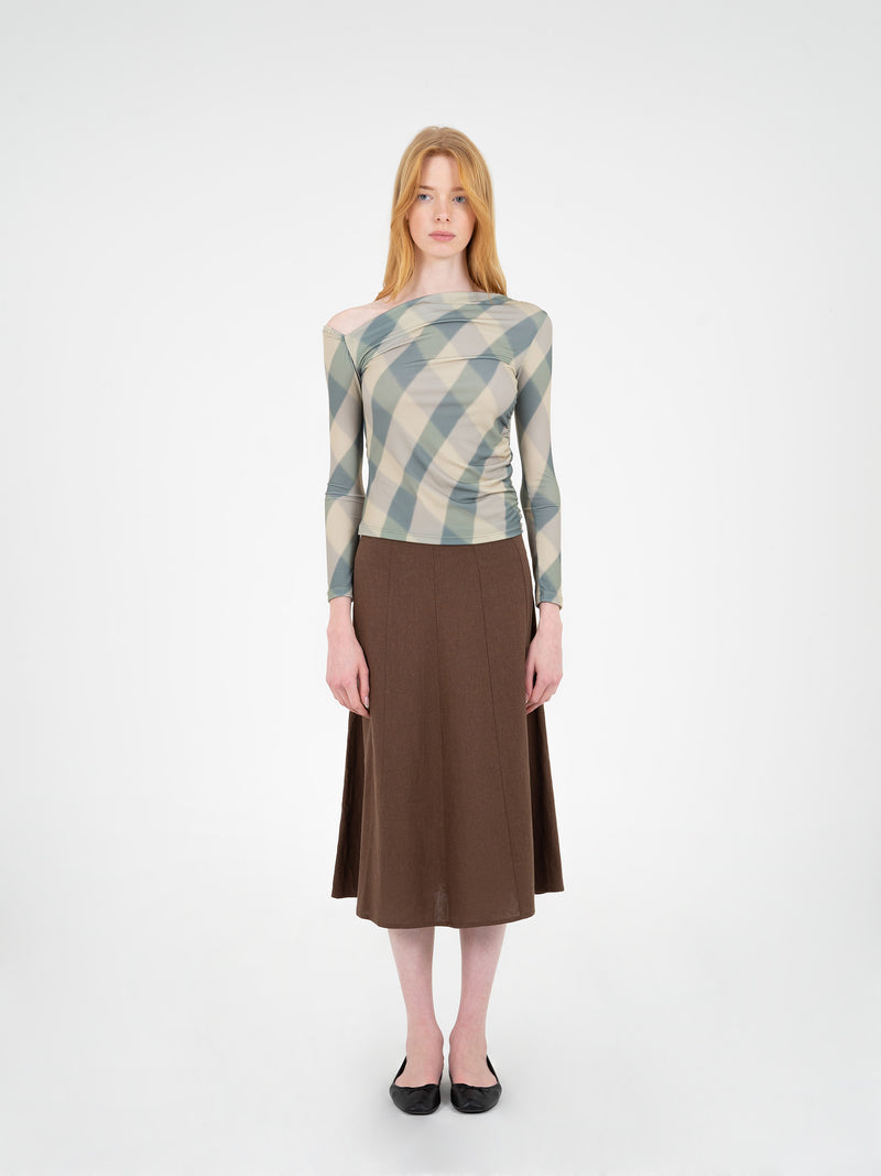 Annapurna Green Rhombus Top camisas y camisetas