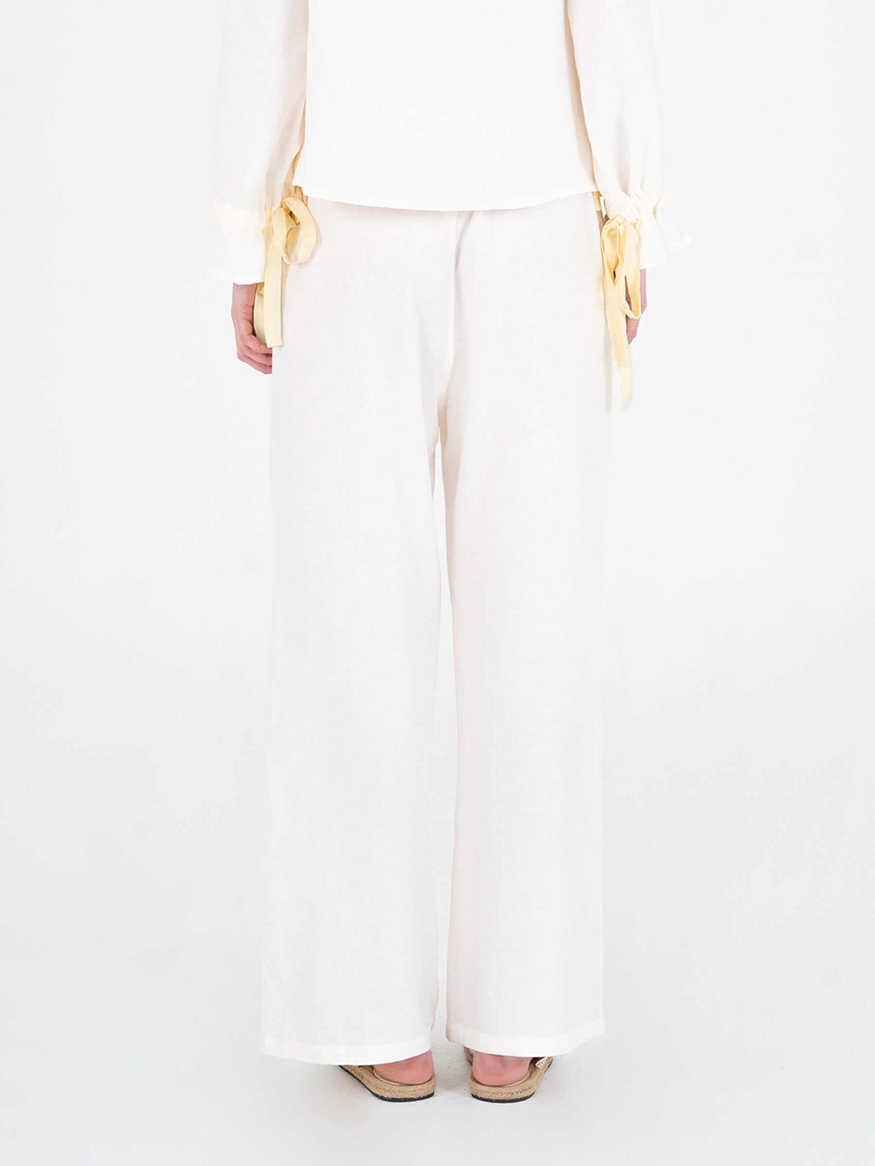 Arctic Cream Pyjama Pants pantalones