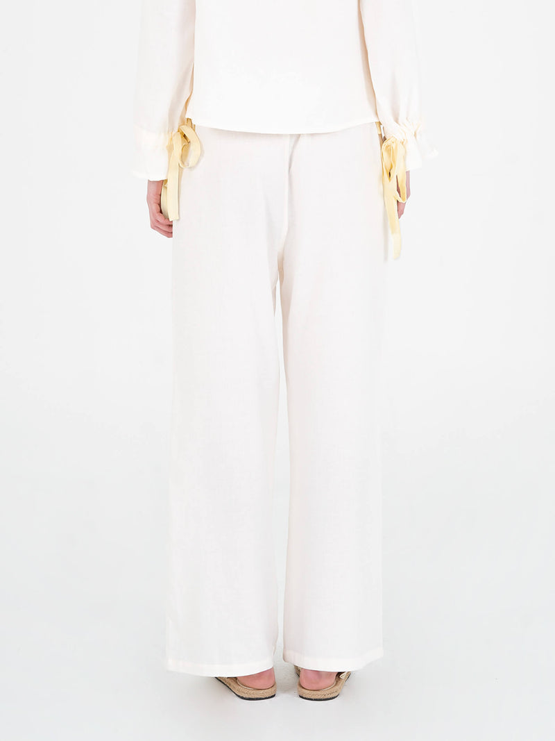 Arctic Cream Pyjama Pants pantalones