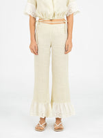 Completa tu look con Aurora Linen Beige Pants