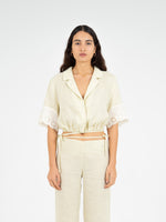 Completa tu look con Aurora Linen Beige Top