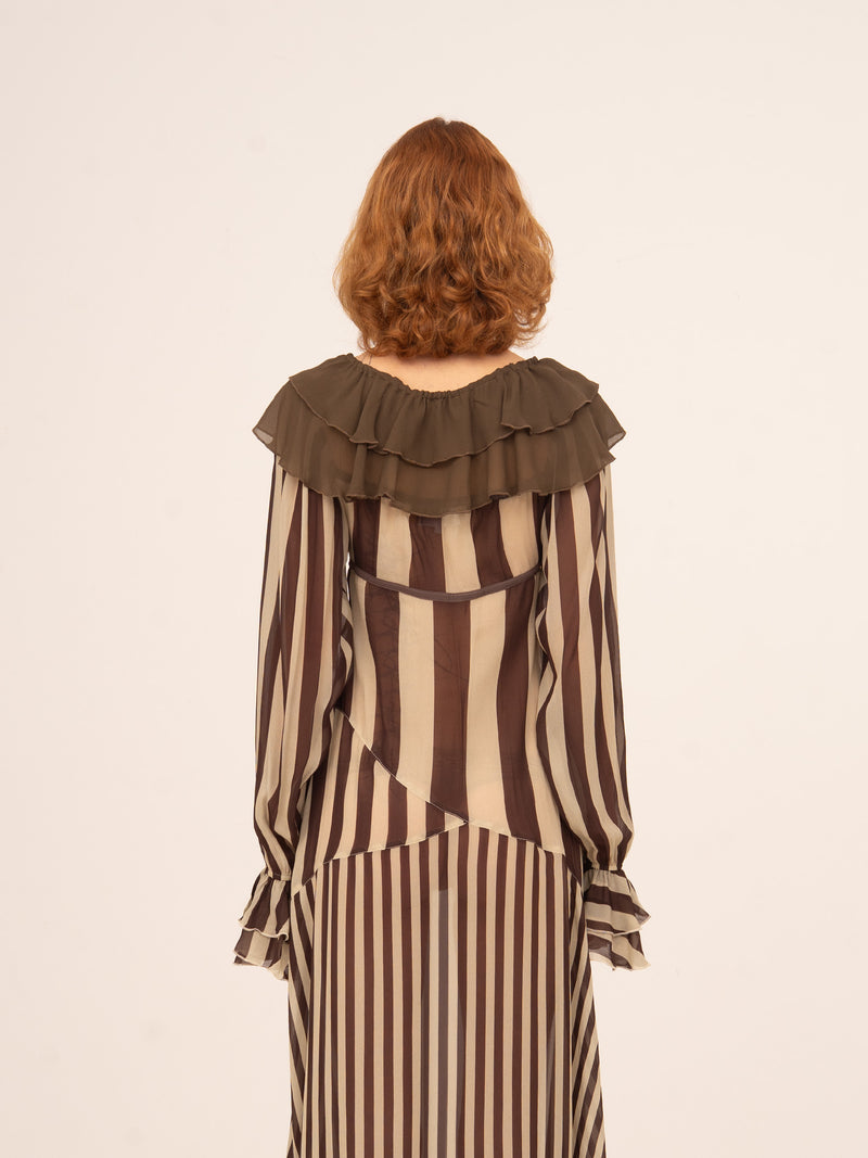 Mistletoe Brown Collar Accesory