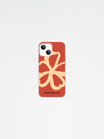 Big Flower Print Phone Case CARMENSAYSxMUK