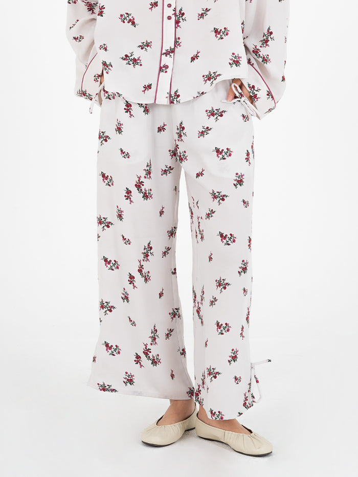 Bloom Flower Print Pants