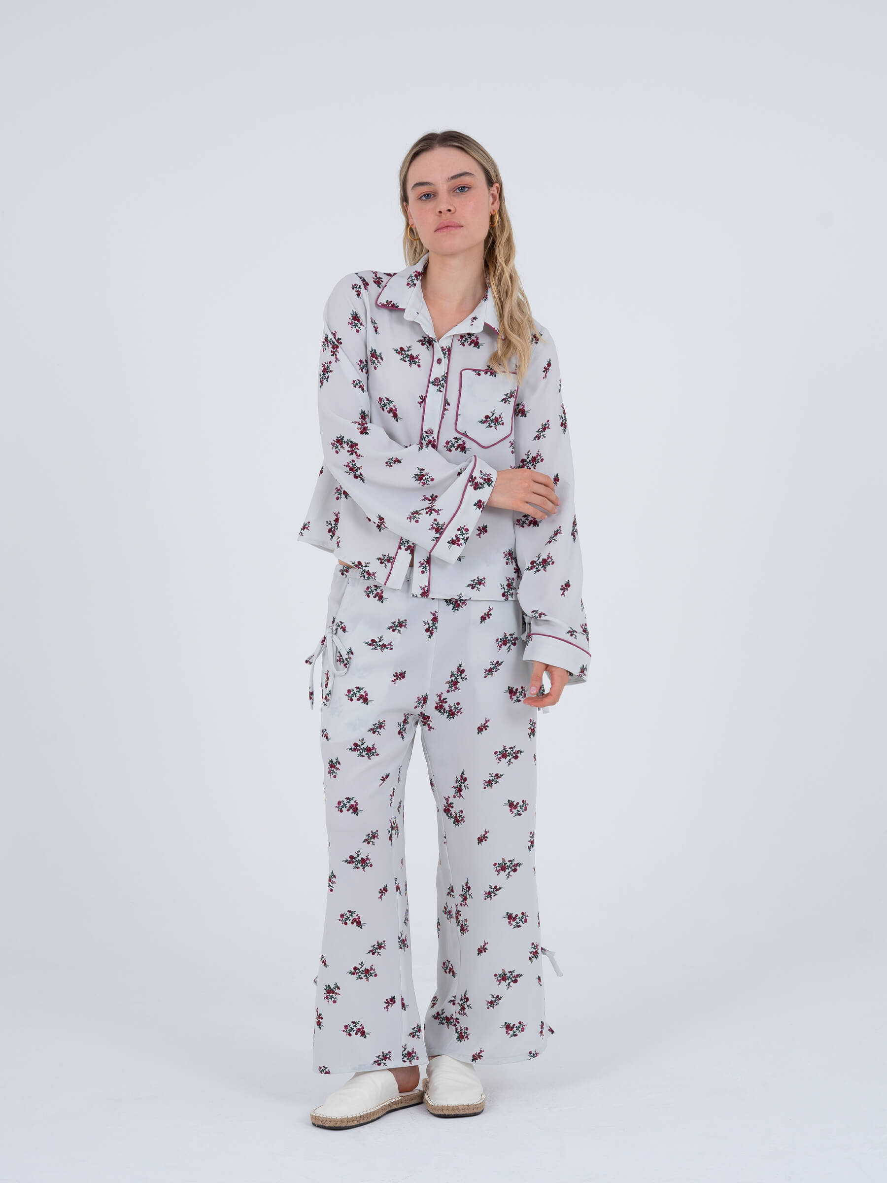 Bloom Flower Print Shirt camisas y camisetas