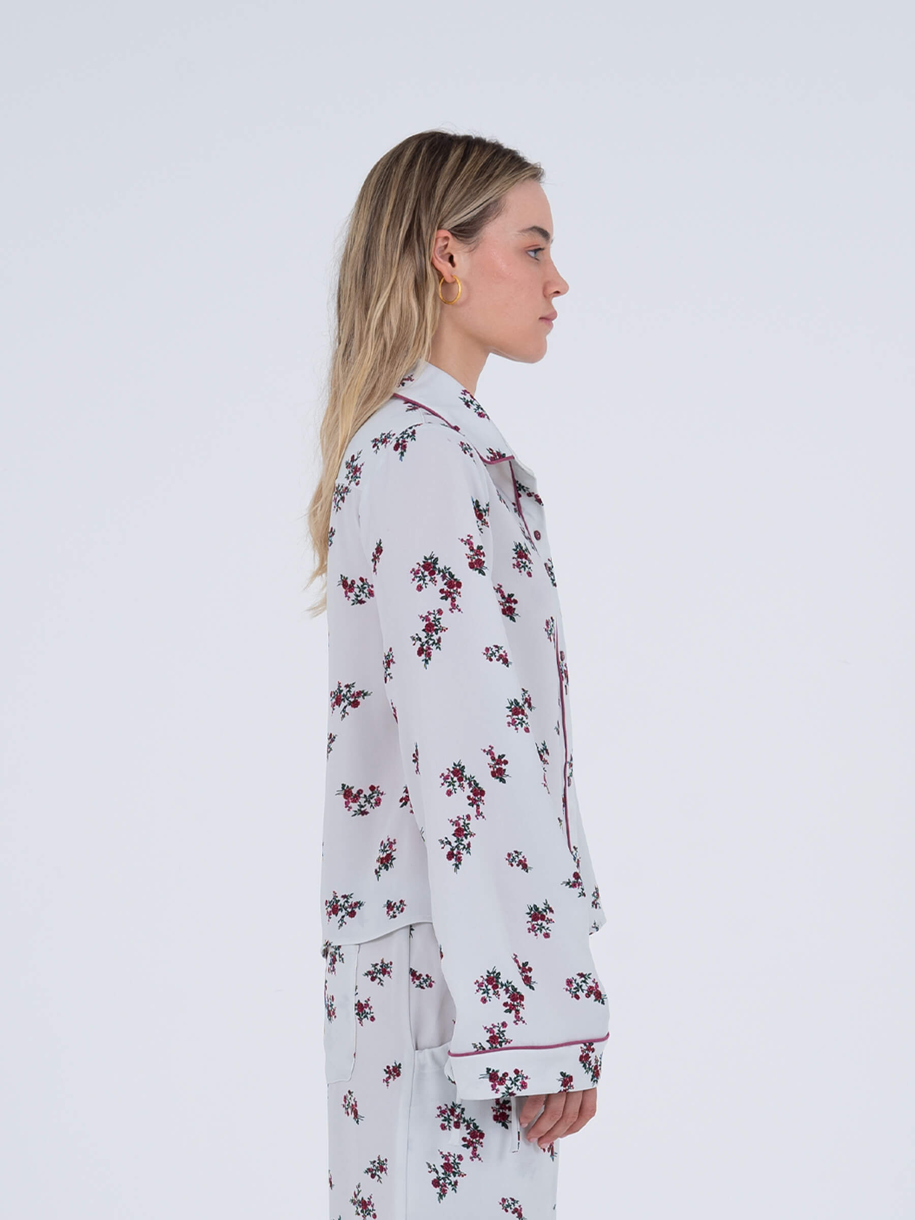 Bloom Flower Print Shirt camisas y camisetas