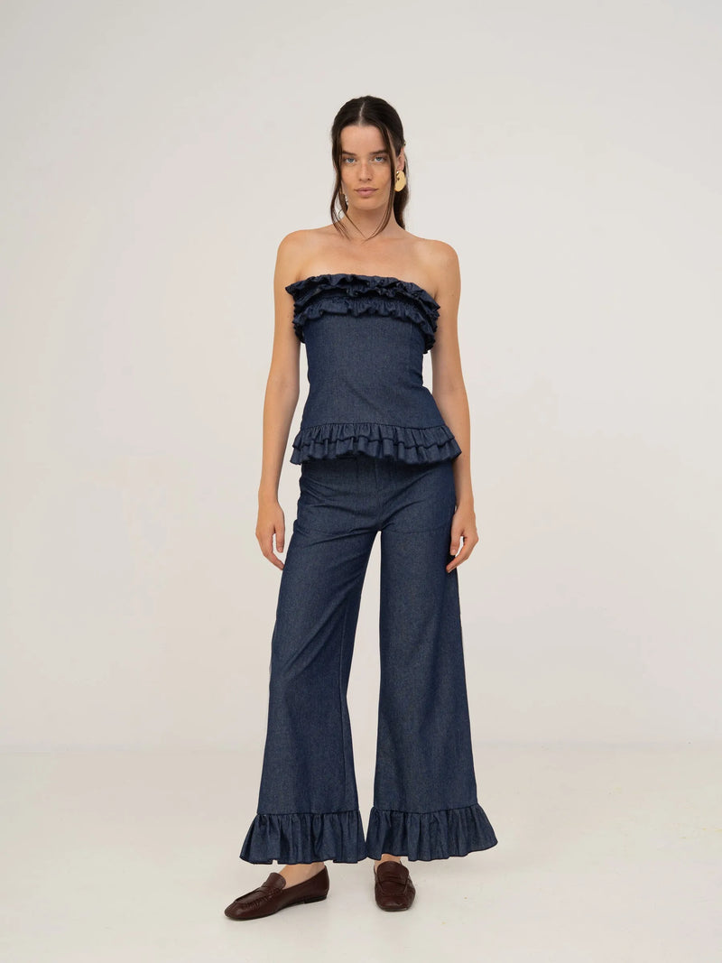 Blue Denim Noctis Top top