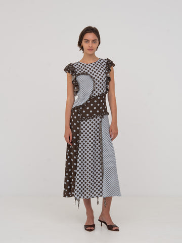 Blue Polka Dot Dress