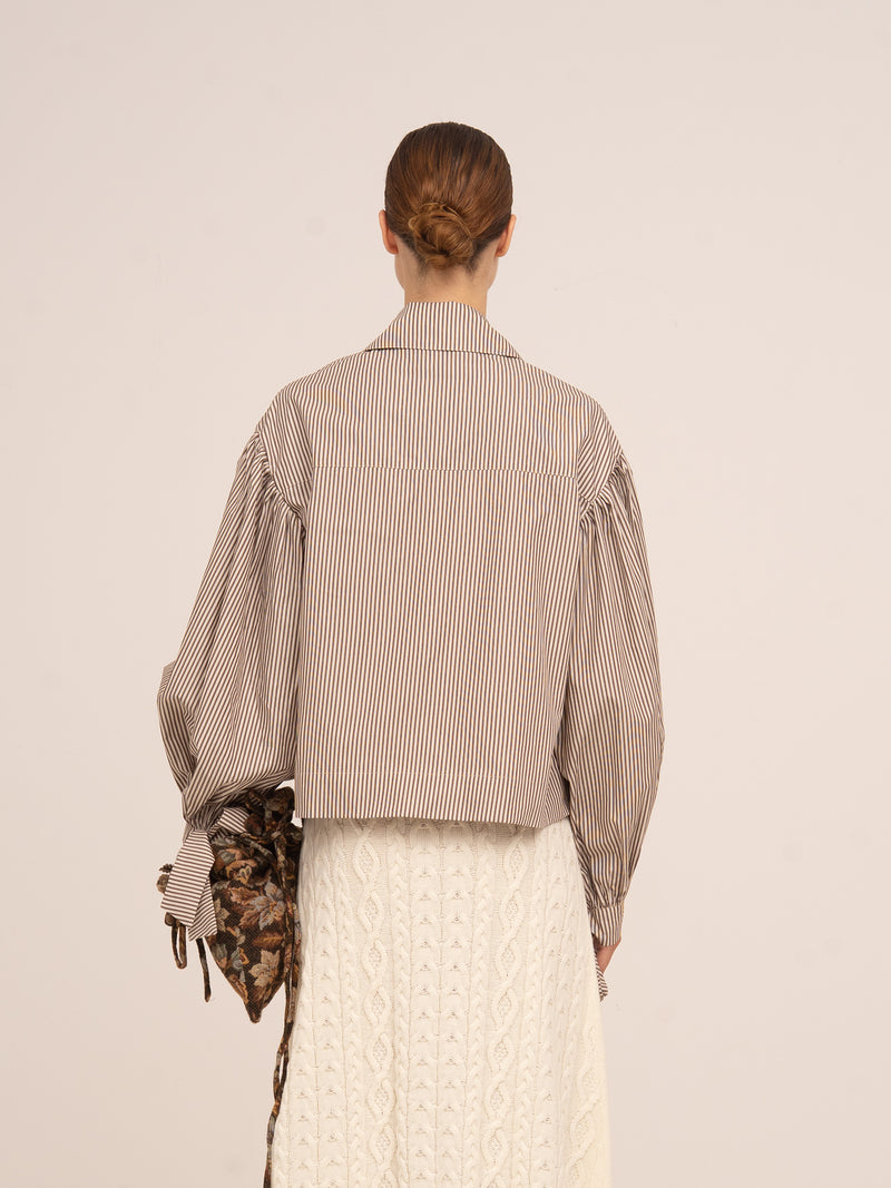 Brown Blooms Bag 