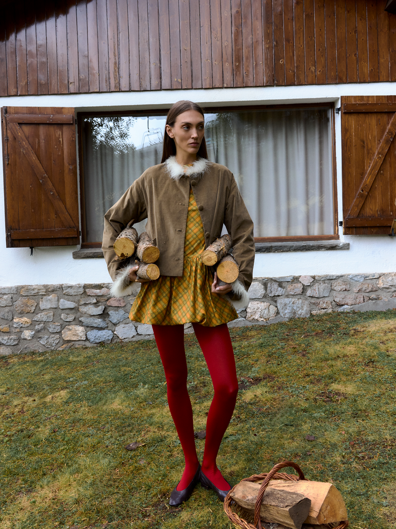 Teddy Dorée Feather Jacket