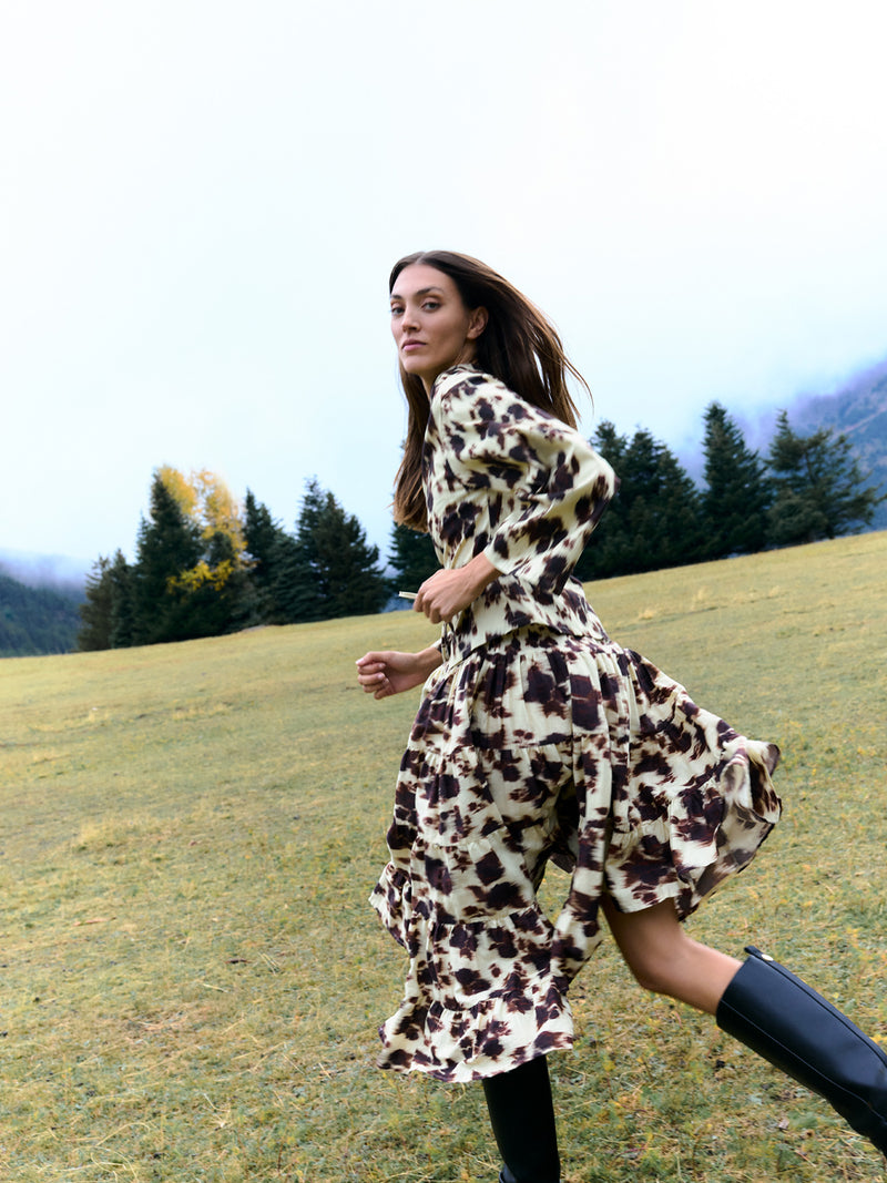 Field Flower Drop Waist Dress