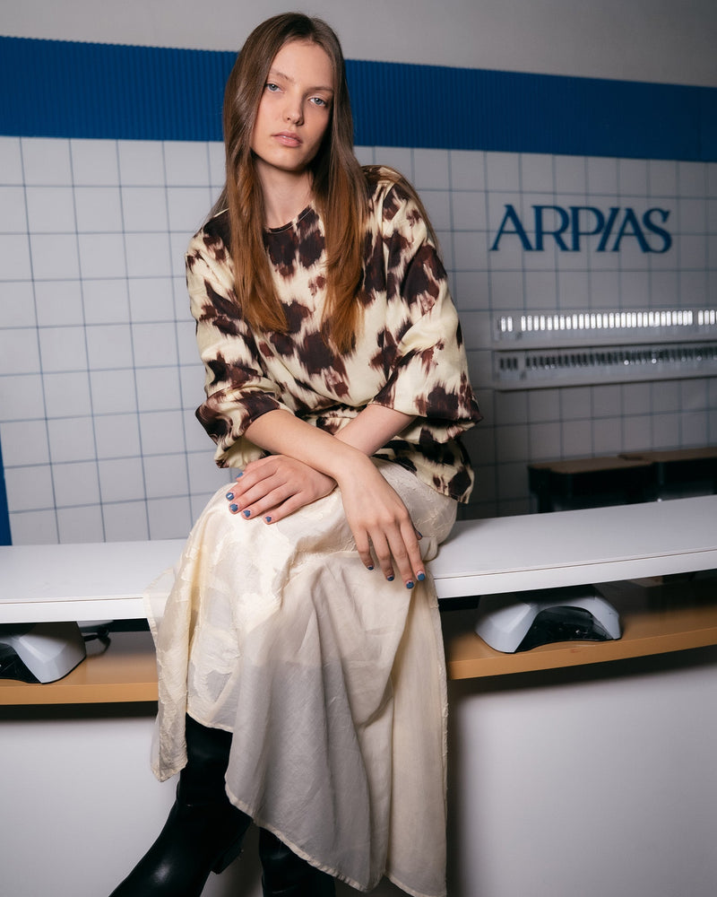Field Floral Print Tie Top