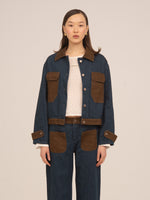 Completa tu look con Backstreet Blue and Brown Denim Jacket