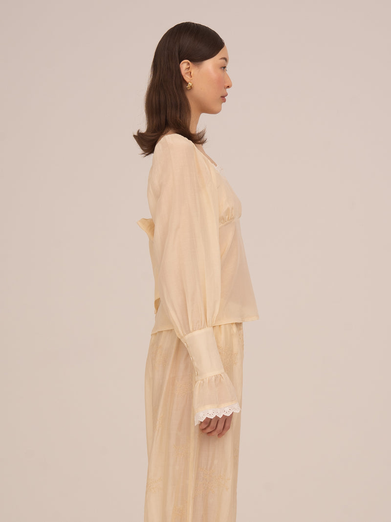 Cream Crush Blouse