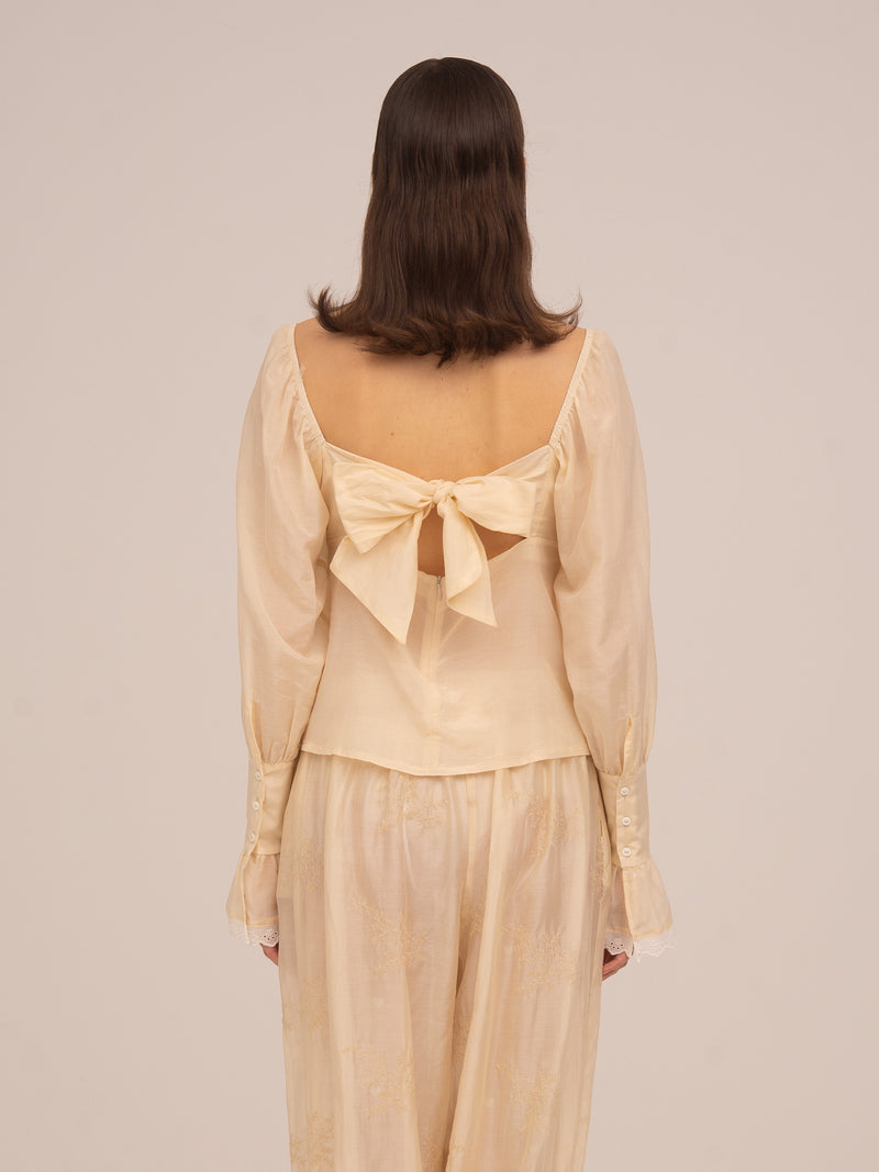 Cream Crush Blouse