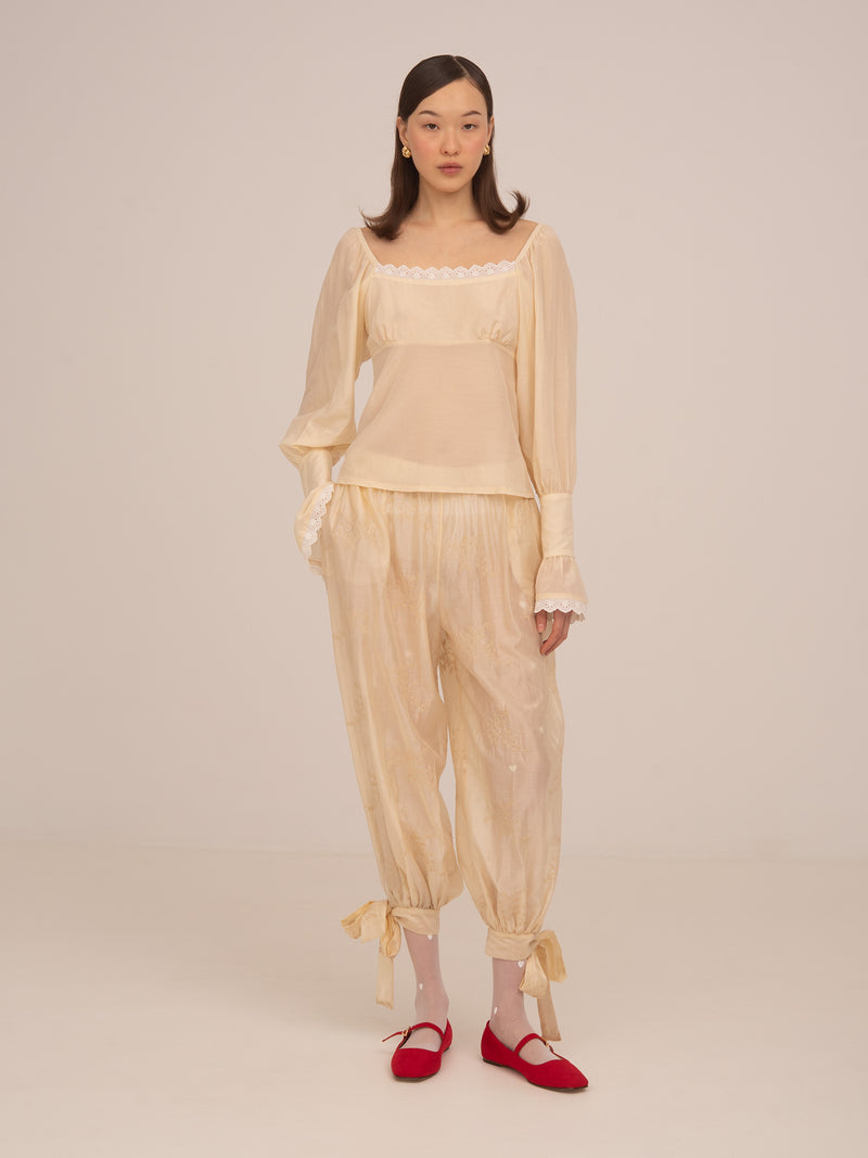 Cream Crush Blouse