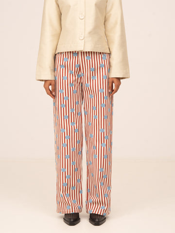 Doll Red Striped Jeans