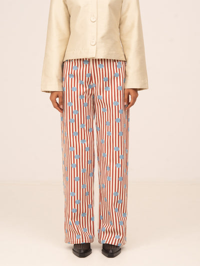 Doll Red Striped Jeans