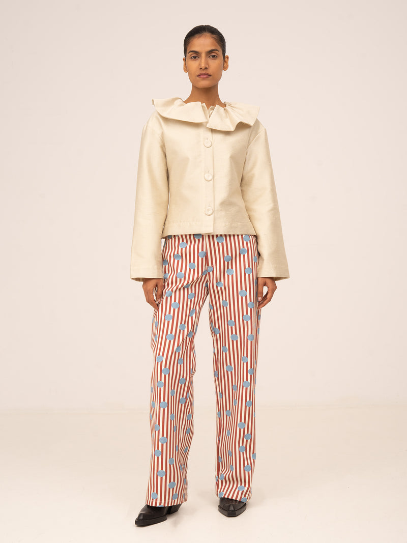 Doll Red Striped Jeans