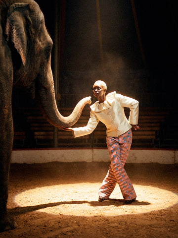 Doll Red Striped Jeans