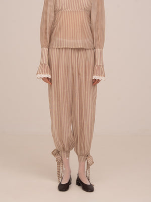 Strawberry Crush Pink Striped Trousers 