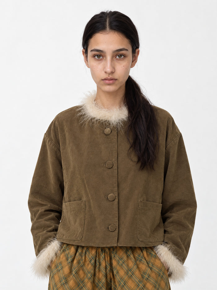 Teddy Dorée Feather Jacket