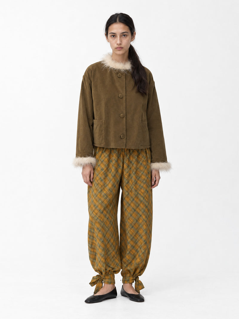 Teddy Dorée Feather Jacket
