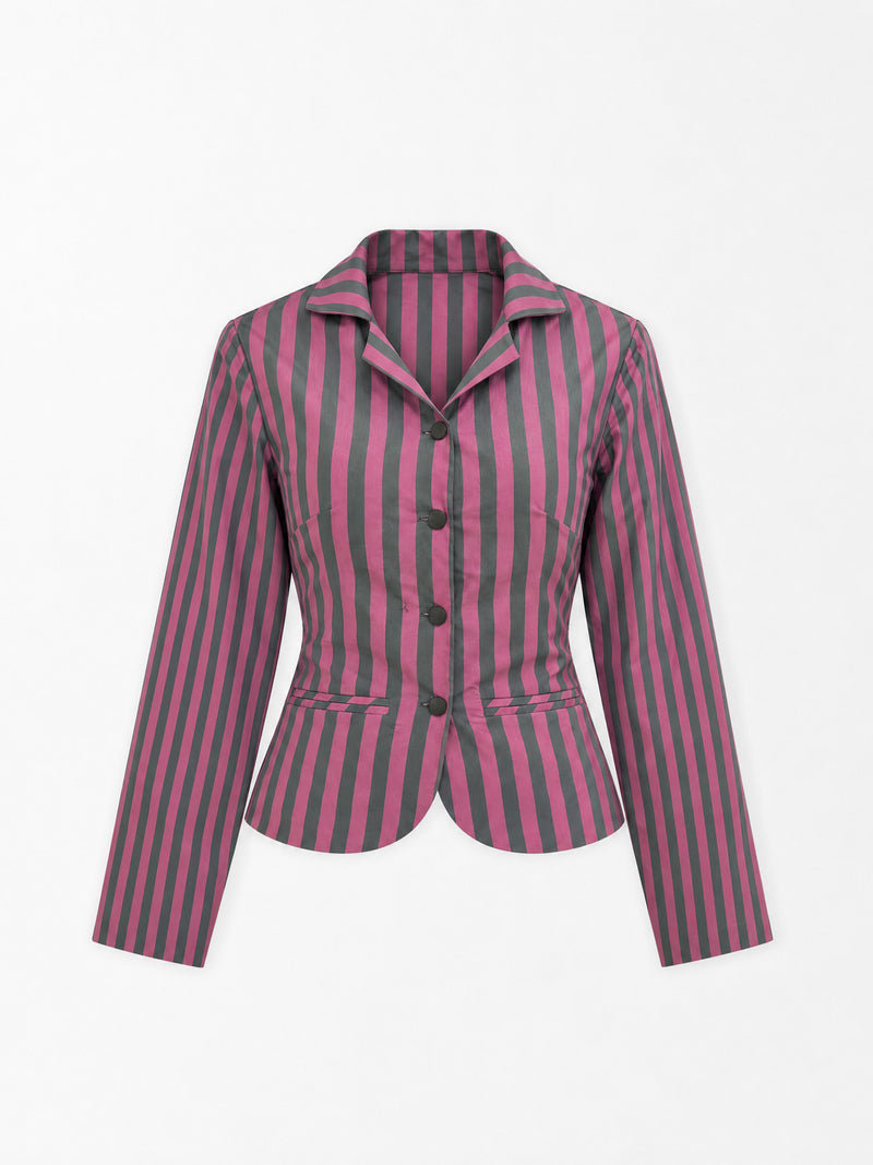 Garnet Midnight Stripe Tailored Jacket