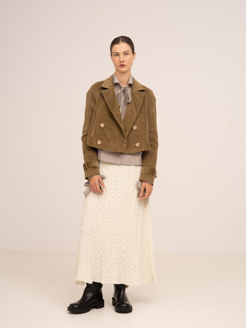 Pace Khaki Velvet Jacket