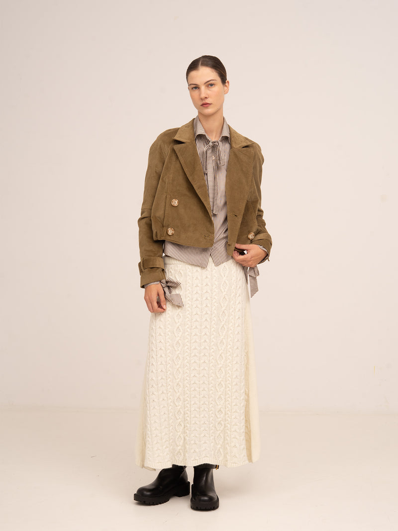 Pace Khaki Velvet Jacket