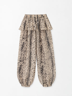 Frost Animal Print Balloon Trousers