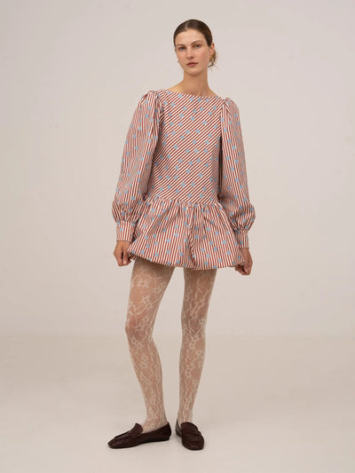 Doll Red Striped Mini Dress