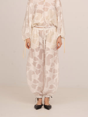 Printworks White Balloon Pants
