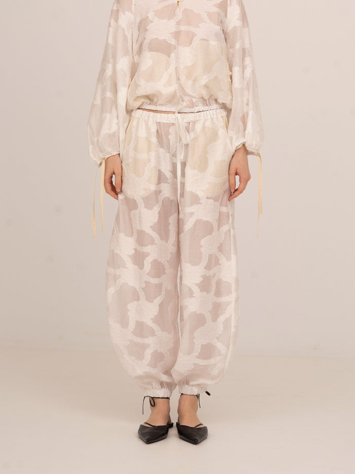 Printworks White Balloon Pants