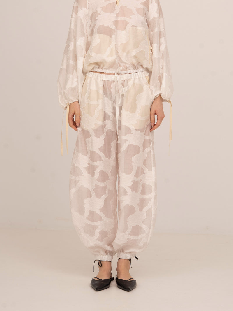 Printworks White Balloon Pants