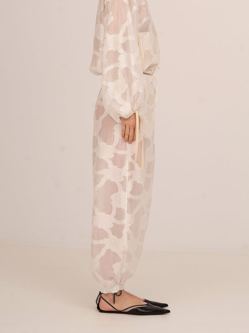 Printworks White Balloon Pants